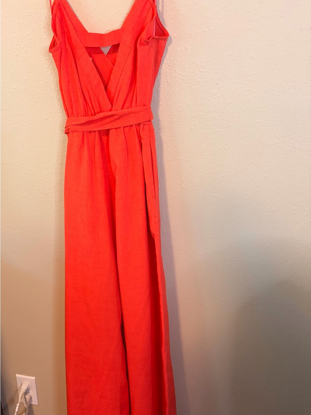 Flying Tomato One-Shoulder Coral Jumpsuit